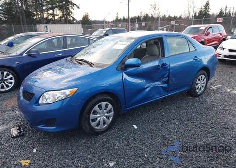 2010 Toyota Corolla Le from USA, damaged, VIN JTDBU4EE8A9107920